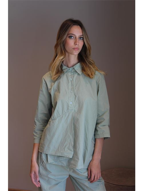 Camicia asimmetrica DIECI MINUTI | 10943